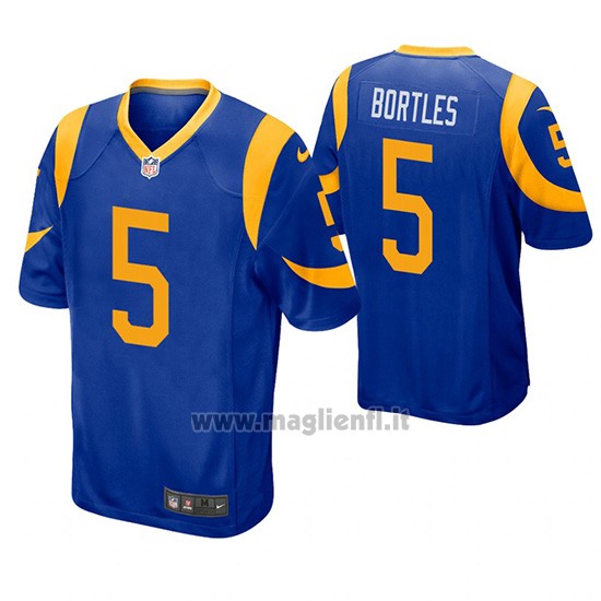 Maglia NFL Game Los Angeles Rams Blake Bortles Blu